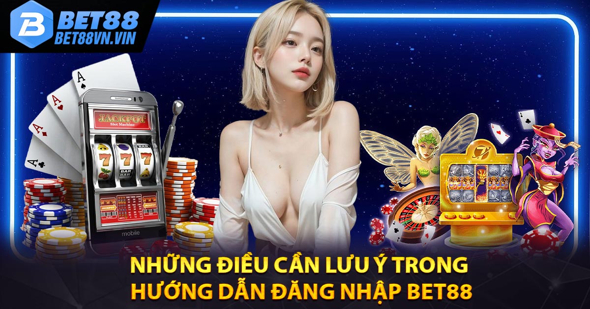 Những điều cần lưu ý trong hướng dẫn đăng nhập bet88